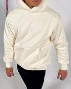 Sweat à capuche surdimensionné essentiel CALI - CRÈME