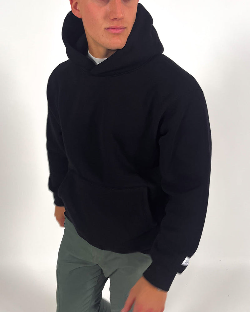 Essentiële Oversized CALI Hoodie - Zwart