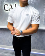 T -shirt del badge patch (edizione limitata) - bianco
