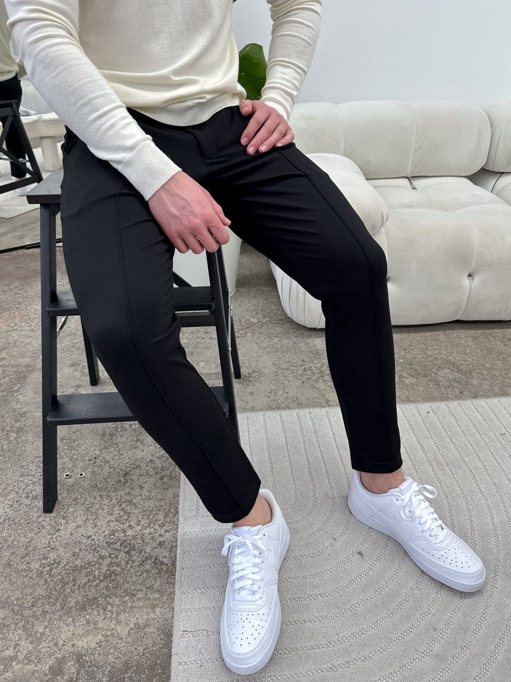 Pantalones de Luxe Capone - Negro