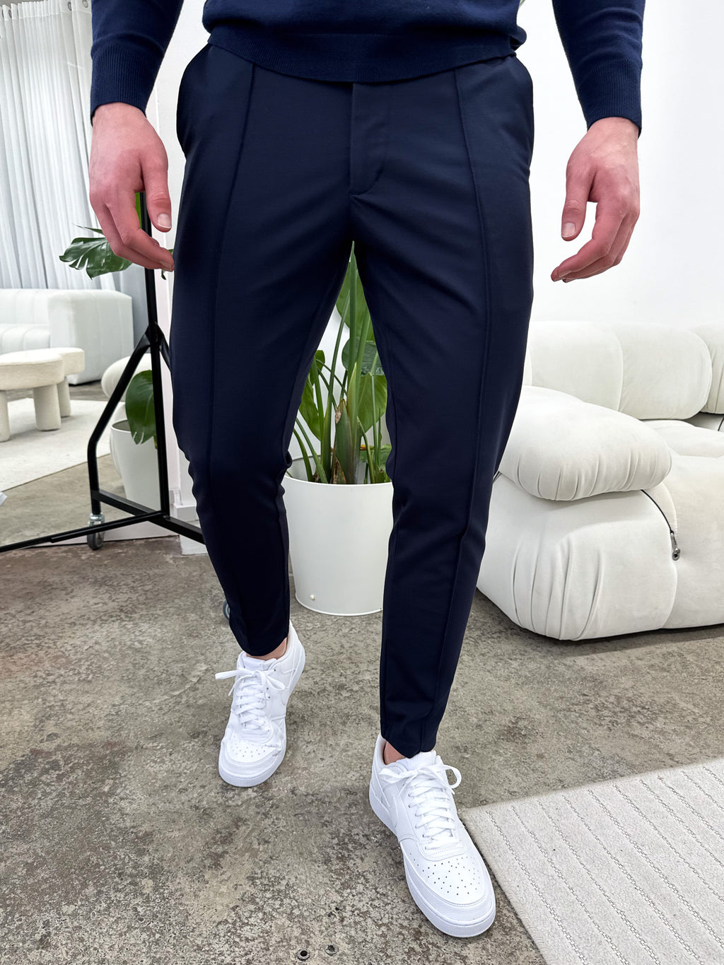 Capone Luxe pantaloni - blu navy