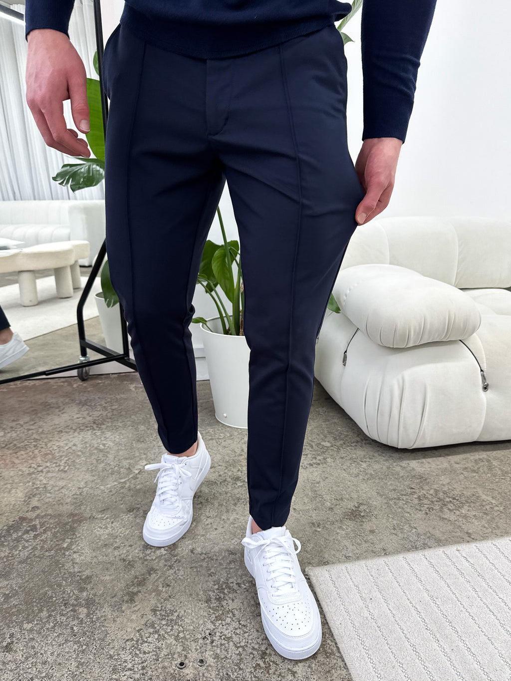 Capone Luxe pantaloni - blu navy