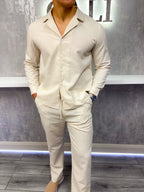 Camicia di lino - Farina d'avena