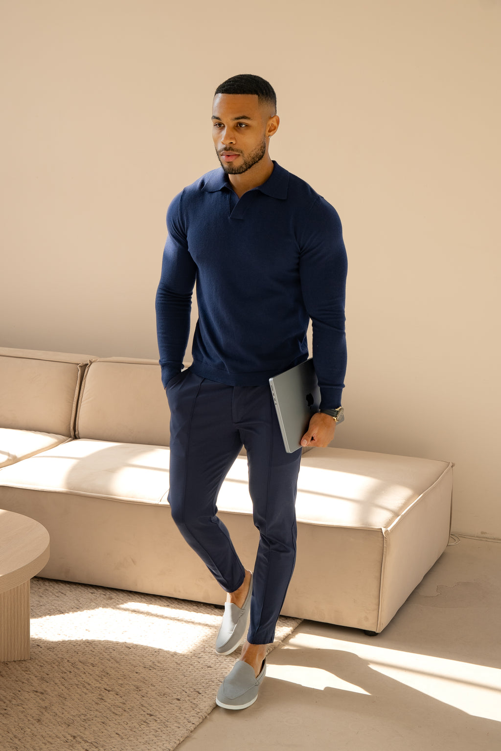 Capone Luxe pantaloni - blu navy