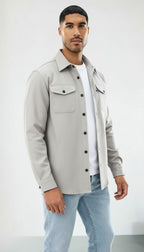 Callum | Heren Overshirt van katoen - Normale pasvorm