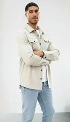 Callum | Heren Overshirt van katoen - Normale pasvorm