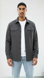 Callum | Heren Overshirt van katoen - Normale pasvorm