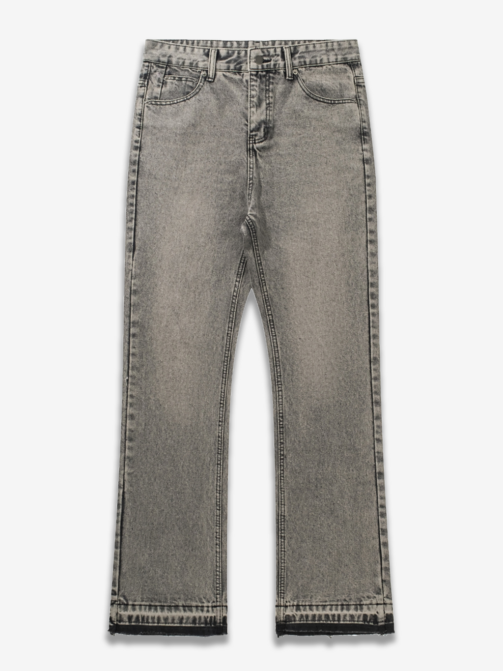 Mens Flared denim jeans - Grey