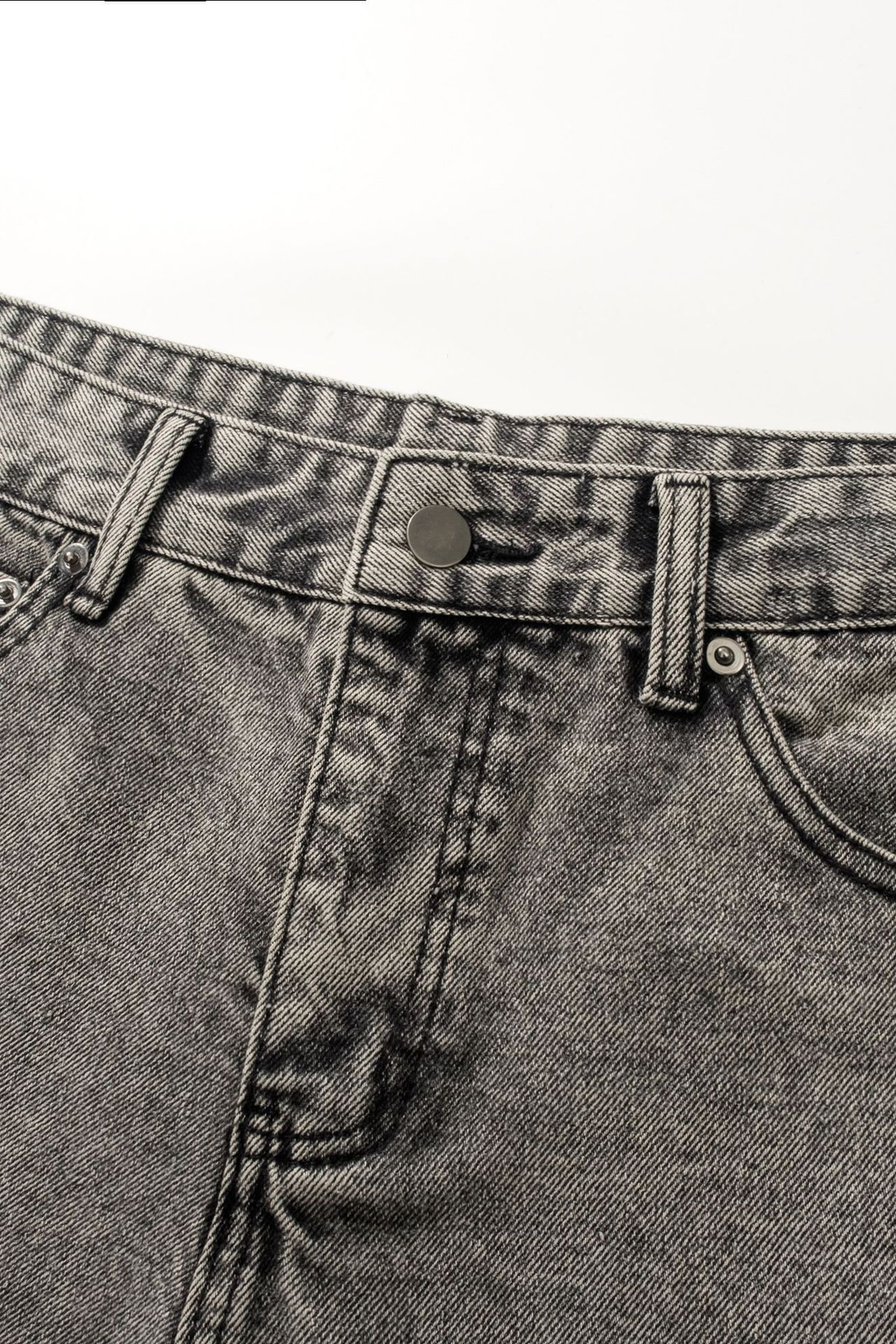 Mens Flared denim jeans - Grey