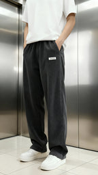 Pantalon côtelé pour homme - Pantalon large et droit pour un style moderne