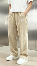 Pantalon côtelé pour homme - Pantalon large et droit pour un style moderne