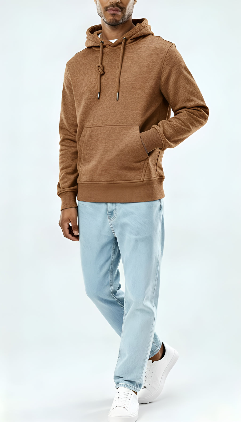 Men's Hoodie – Soft Cotton Blend Pullover with Adjustable Hood & Kangaroo Pocket for Everyday Comfort