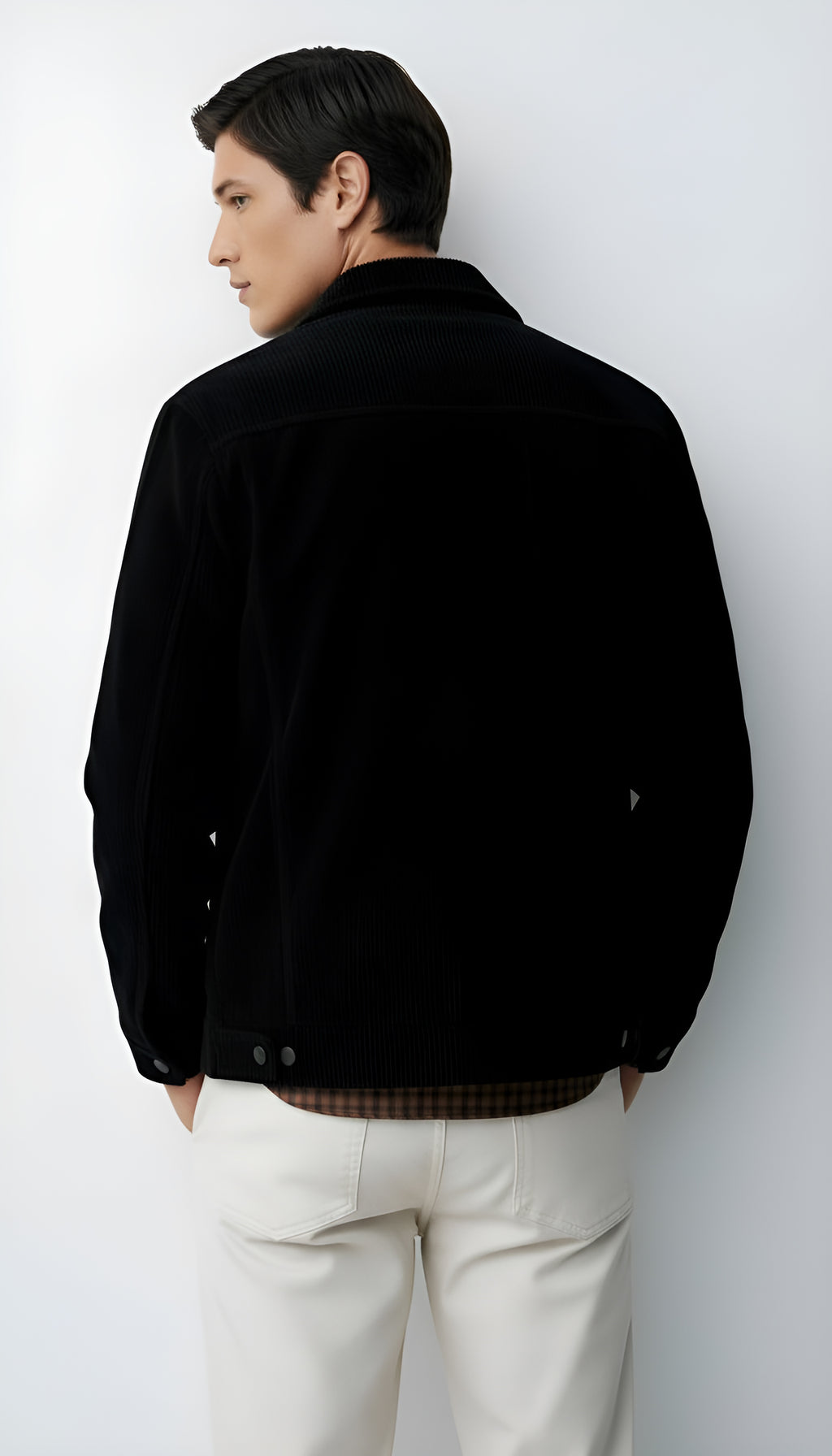 Veste boutonnée pour hommes avec col chemise et poches poitrine - Surchemise légère et décontractée