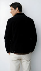 Veste boutonnée pour hommes avec col chemise et poches poitrine - Surchemise légère et décontractée