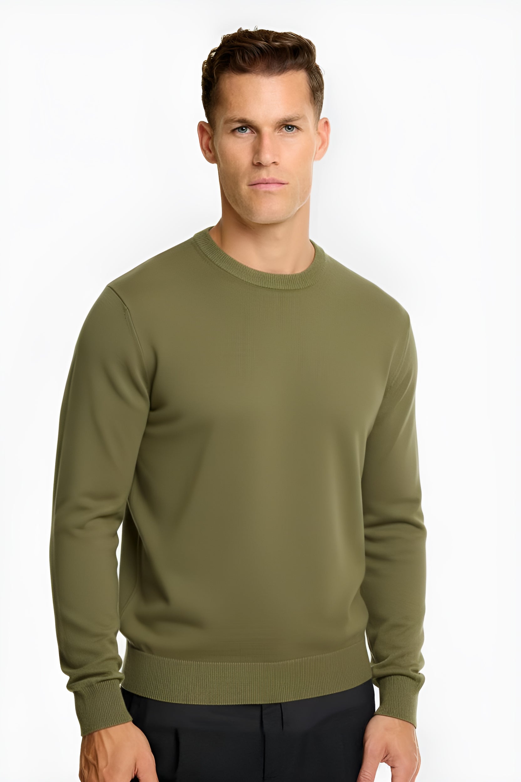 The Milano - Strickpullover für Herren , Klassischer taillierter Look