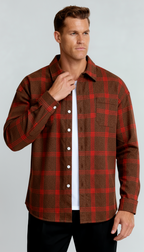 Kariertes Herrenhemd - Klassisches Karomuster, bequeme Passform und vielseitiger Stil