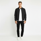 Men’s Lightweight Bomber Jacket - Sporty, Breathable & Stylish Casual Outerwear