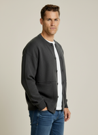 Men’s Knitted Cardigan – Stylish Layering Essential with Tailored Fit