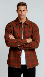 Kariertes Herrenhemd - Klassisches Karomuster, bequeme Passform und vielseitiger Stil