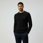 Men’s Crew Neck Jumper with Diamond Pattern – Classic Knit Sweater for Smart & Casual Style